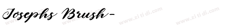 Josephs Brush字体转换